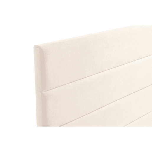 Cabeceira Estofada GENOVA Aqualine 100x120x8 cm - Bege Torrado - Moonia