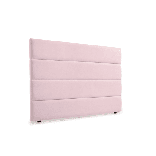 Cabeceira Estofada GENOVA Aqualine 190x120x8 cm - Rosa Claro - Moonia
