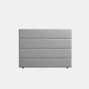 Cabeceira Estofada GENOVA Aqualine 170x120x8 cm - Cinzento Claro - Moonia