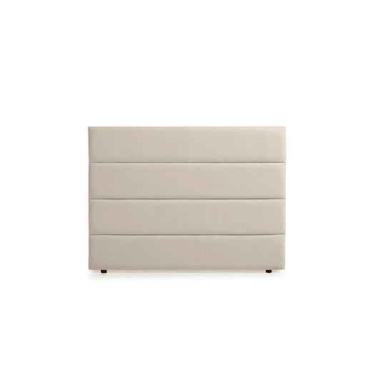 Cabeceira Estofada GENOVA Aqualine 170x120x8 cm - Bege Torrado - Moonia