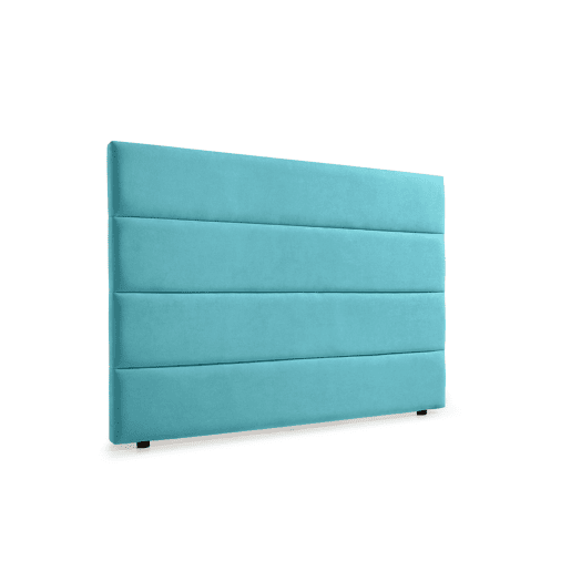 Cabeceira Estofada GENOVA Aqualine 220x120x8 cm - TURQUESA - Moonia