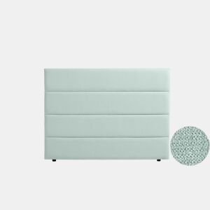 Cabeceira Estofada GENOVA Aqualine 160x120x8 cm - VERDE ÁGUA - Moonia