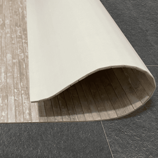 Tapete de Bambu natural antiderrapante interior e exterior Bege 160 x 240 cm