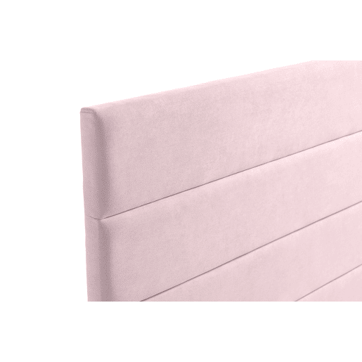 Cabeceira Estofada GENOVA Aqualine 170x120x8 cm - Rosa Claro - Moonia