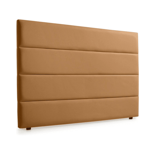 Cabeceira Estofada GENOVA Pele Sintética 90x120x8 cm - Moonia