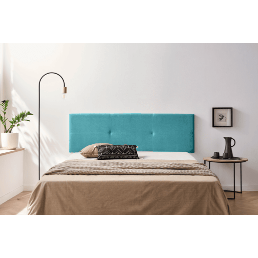 Cabeceira Estofada ALMA Aqualine 130x50x5 cm - Moonia