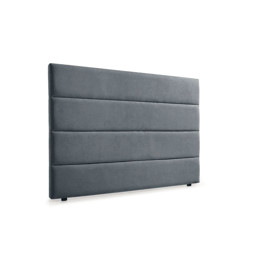 Cabeceira Estofada GENOVA Aqualine 90x120x8 cm - Cinzento Claro - Moonia