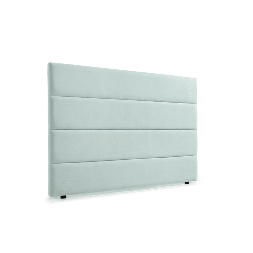 Cabeceira Estofada GENOVA Aqualine 220x120x8 cm - VERDE ÁGUA - Moonia