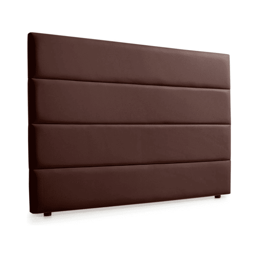 Cabeceira Estofada GENOVA Pele Sintética 160x120x8 cm - Moonia