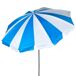Aktive Sombrilla playa grande inclinable twister UV50 c/funda Aktive Sombrilla playa grande inclinable twister UV50 c/funda Blanco/ Azul
