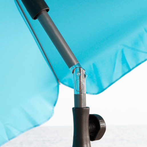 Aktive Guarda-sol grande 200 cm inclinável azul UV30 ccapa