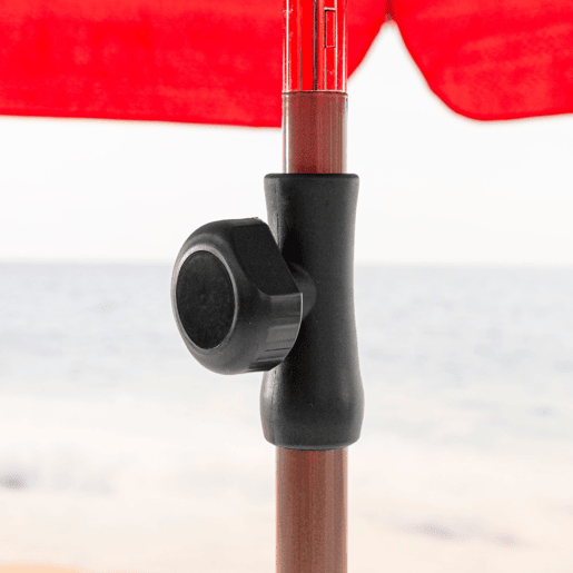 Aktive Guarda-sol grande 200 cm inclinável vermelho UV30 ccapa