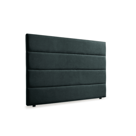 Cabeceira Estofada GENOVA Aqualine 160x120x8 cm - PRETO - Moonia