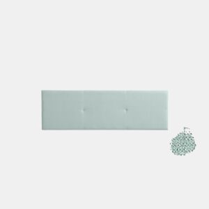 Cabeceira Estofada ALMA Aqualine 220x50x5 cm - VERDE ÁGUA - Moonia