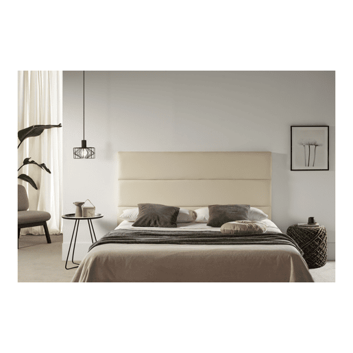 Cabeceira Estofada GENOVA Pele Sintética 90x120x8 cm - Dourado - Moonia
