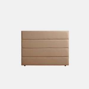 Cabeceira Estofada GENOVA Pele Sintética 145x120x8 cm - Moonia