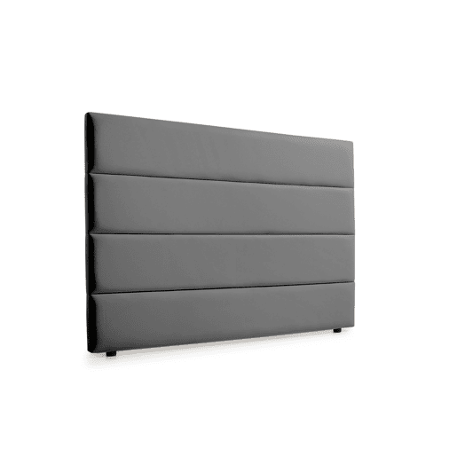 Cabeceira Estofada GENOVA Pele Sintética 145x120x8 cm - AZUL ESCURO - Moonia