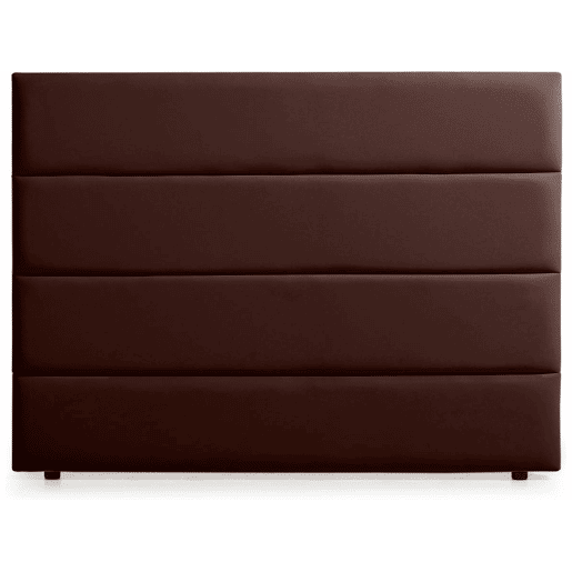 Cabeceira Estofada GENOVA Pele Sintética 130x120x8 cm - Moonia