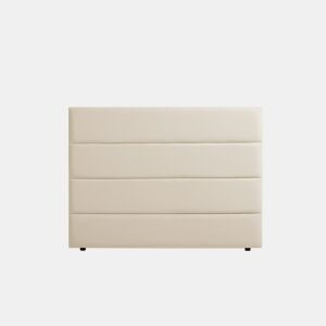 Cabeceira Estofada GENOVA Pele Sintética 100x120x8 cm - Dourado - Moonia