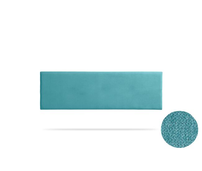 Cabecero tapizado nova acualine 130x50x5 cm - turquesa - moonia