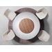 ANGEL CERDA Mesa comedor redonda mármol porcelánico y nogal 150x150 ANGEL CERDA Mesa comedor redonda mármol porcelánico y nogal 150x150 Natural/ Blanco