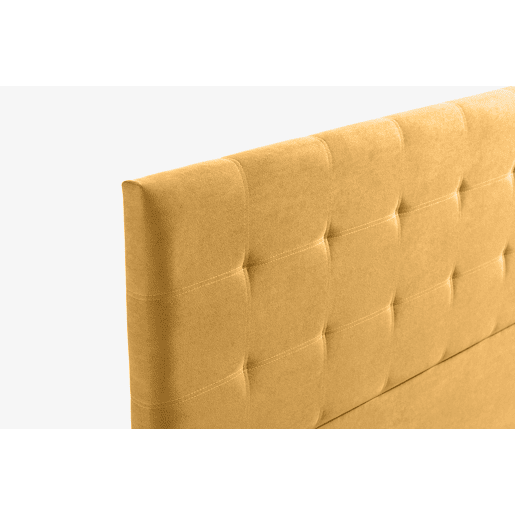 Cabeceira Estofada ASTORIA Aqualine 190x120x8 cm - MOSTARDA - Moonia