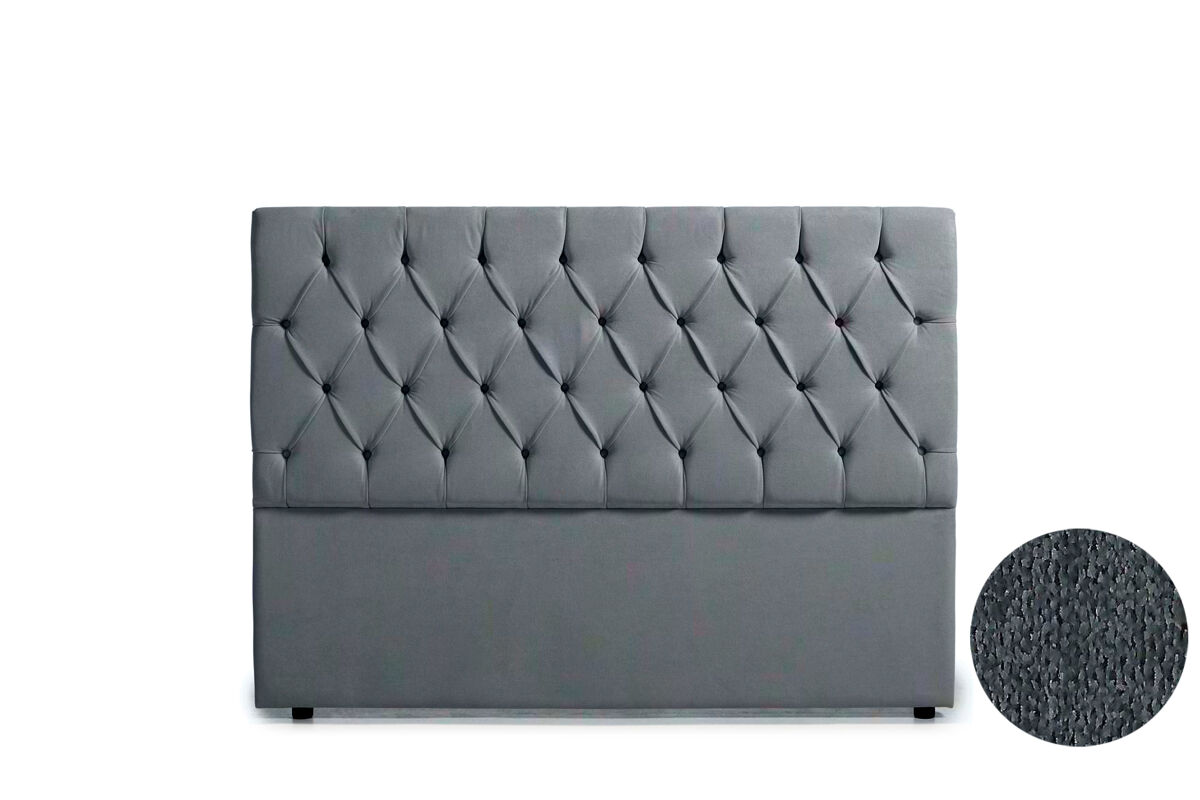 Cabecero Tapizado CAPRI Acualine 145 Gris Oscuro