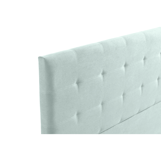 Cabeceira Estofada ASTORIA Aqualine 130x120x8 cm - VERDE ÁGUA - Moonia