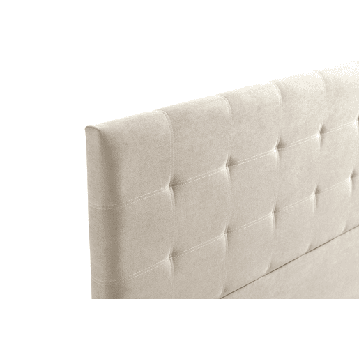 Cabeceira Estofada ASTORIA Aqualine 90x120x8 cm - Bege Torrado - Moonia