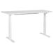 Beliani Escritorio regulable Destines 160x72 Beliani Escritorio regulable Destines 160x72 Blanco