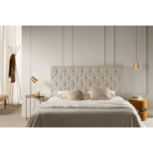 Cabeceira Estofada CAPRI Aqualine 100x120x12 cm - Moonia