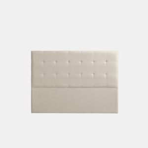 Cabeceira Estofada ASTORIA Aqualine 220x120x8 cm - Bege Torrado - Moonia