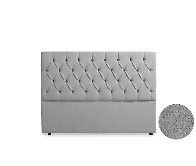 Cabecero tapizado capri acualine 100x120x12 cm - moonia