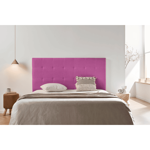 Cabeceira Estofada ASTORIA Aqualine 90x120x8 cm - Fúcsia - Moonia