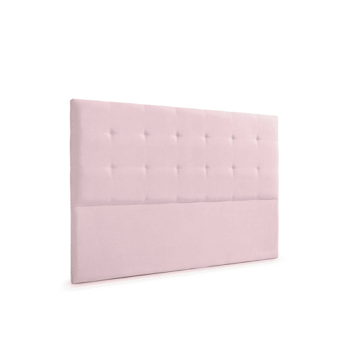 Cabeceira Estofada ASTORIA Aqualine 210x120x8 cm - Rosa Claro - Moonia