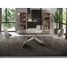 ANGEL CERDA Mesa comedor extensible rectangular mármol porcelánico y acero gris taupé 240x90 ANGEL CERDA Mesa comedor extensible rectangular mármol porcelánico y acero gris taupé 240x90 Blanco