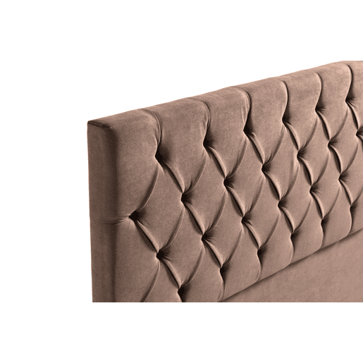 Cabeceira Estofada CAPRI Aqualine 210x120x12 cm - CHOCOLATE - Moonia