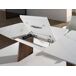 ANGEL CERDA Mesa comedor extensible ovalada barril mármol porcelánico y nogal 230x90 ANGEL CERDA Mesa comedor extensible ovalada barril mármol porcelánico y nogal 230x90 Nogal