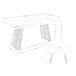 ANGEL CERDA Mesa comedor extensible ovalada barril mármol porcelánico y nogal 230x90 ANGEL CERDA Mesa comedor extensible ovalada barril mármol porcelánico y nogal 230x90 Nogal