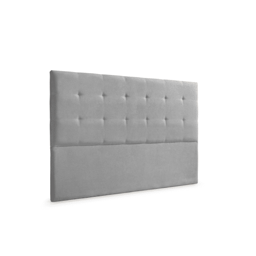 Cabeceira Estofada ASTORIA Aqualine 170x120x8 cm - Cinzento Claro - Moonia