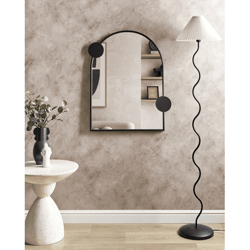 Espelho AULON 69 cm 80 cm Metal Preto