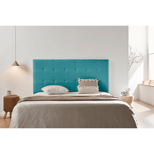 Cabeceira Estofada ASTORIA Aqualine 100x120x8 cm - TURQUESA - Moonia