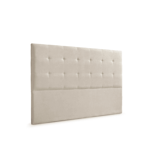 Cabeceira Estofada ASTORIA Aqualine 160x120x8 cm - Bege Torrado - Moonia