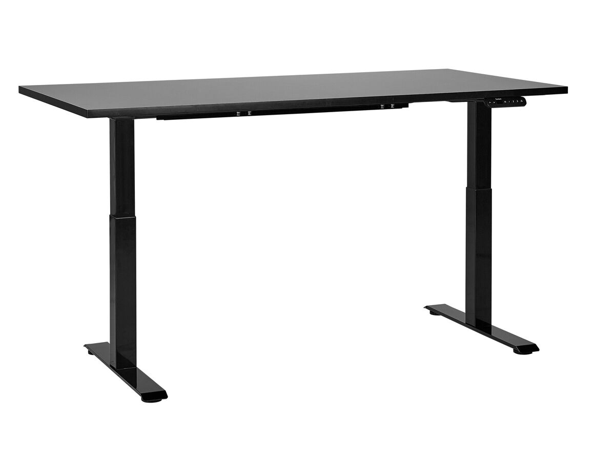 Beliani Escritorio regulable Destines 160x72 Negro