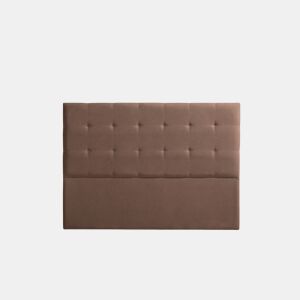 Cabeceira Estofada ASTORIA Aqualine 160x120x8 cm - CHOCOLATE - Moonia