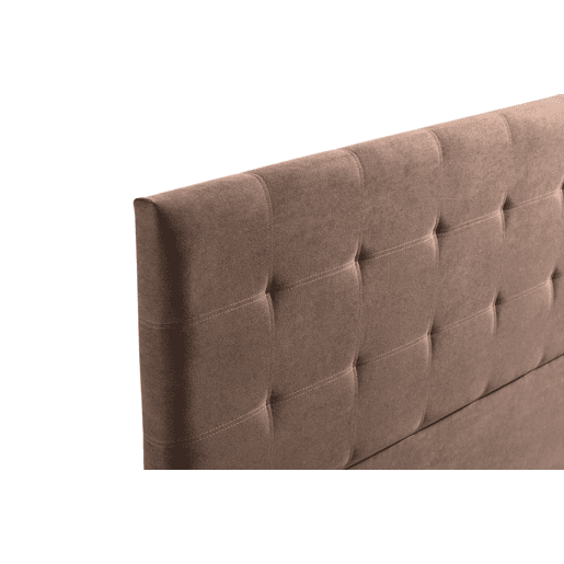 Cabeceira Estofada ASTORIA Aqualine 160x120x8 cm - CHOCOLATE - Moonia