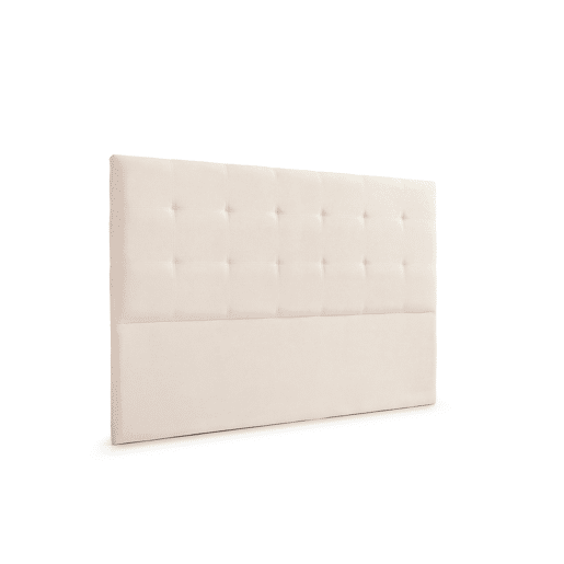 Cabeceira Estofada ASTORIA Aqualine 145x120x8 cm - BEGE - Moonia