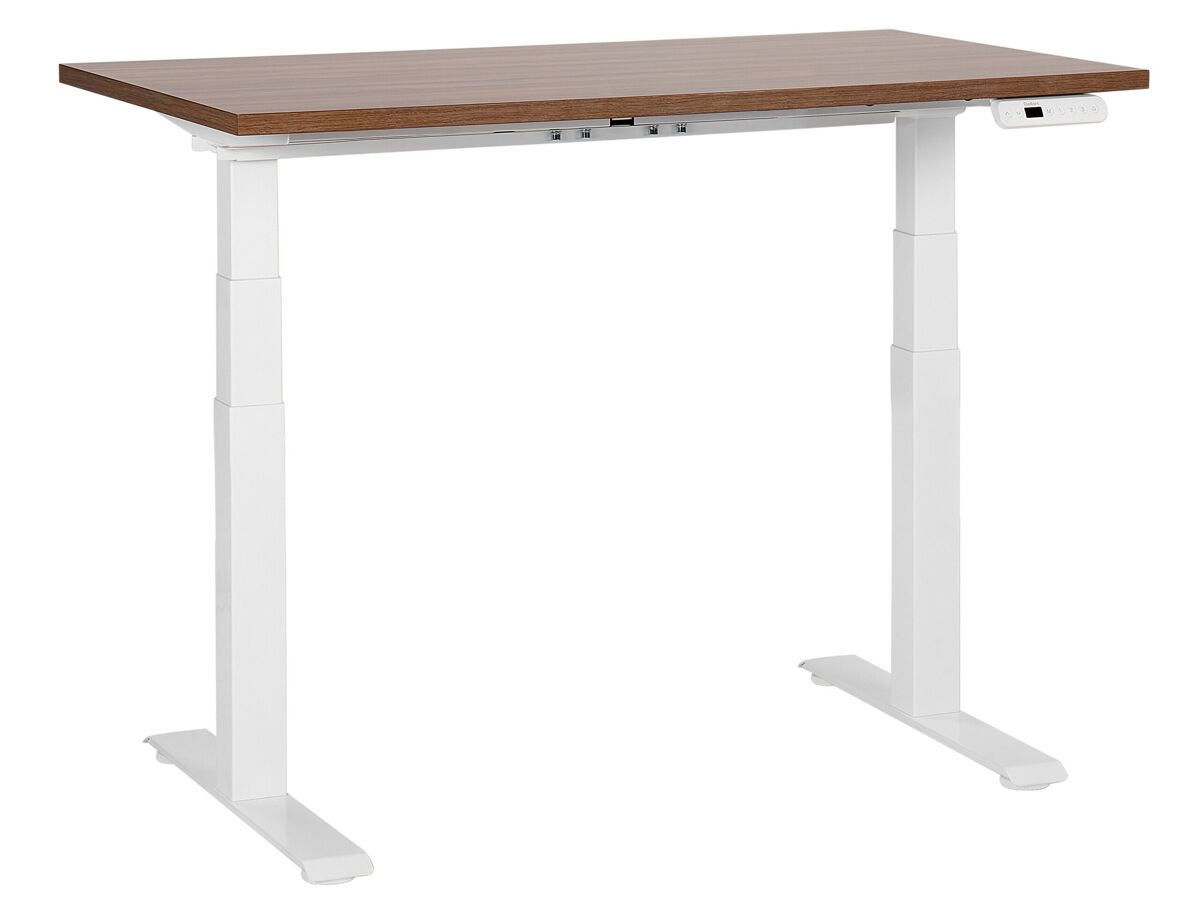 Beliani Escritorio regulable Destines 120x72 Marrón