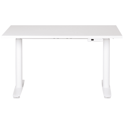 Secretária de pé ajustável eletricamente DESTINAS Branco 120 cm 72 cm