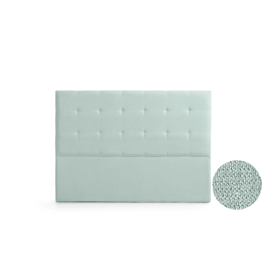 Cabeceira Estofada ASTORIA Aqualine 220x120x8 cm - VERDE ÁGUA - Moonia
